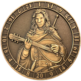 Dice Coins - d20 Male Bard